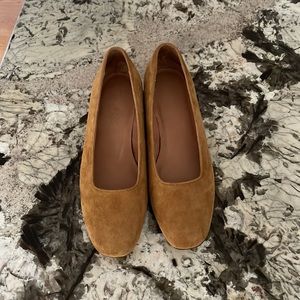 Madewell suede shoes.